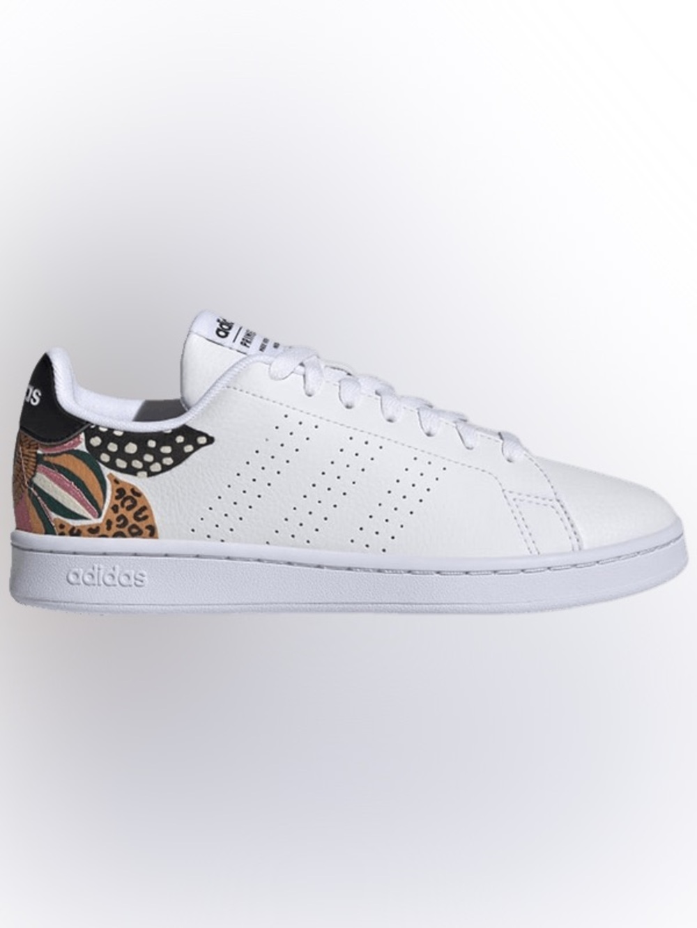 Farm Rio X Adidas Women’s Advantage White Floral Sneakers / Size: 9 / Urban